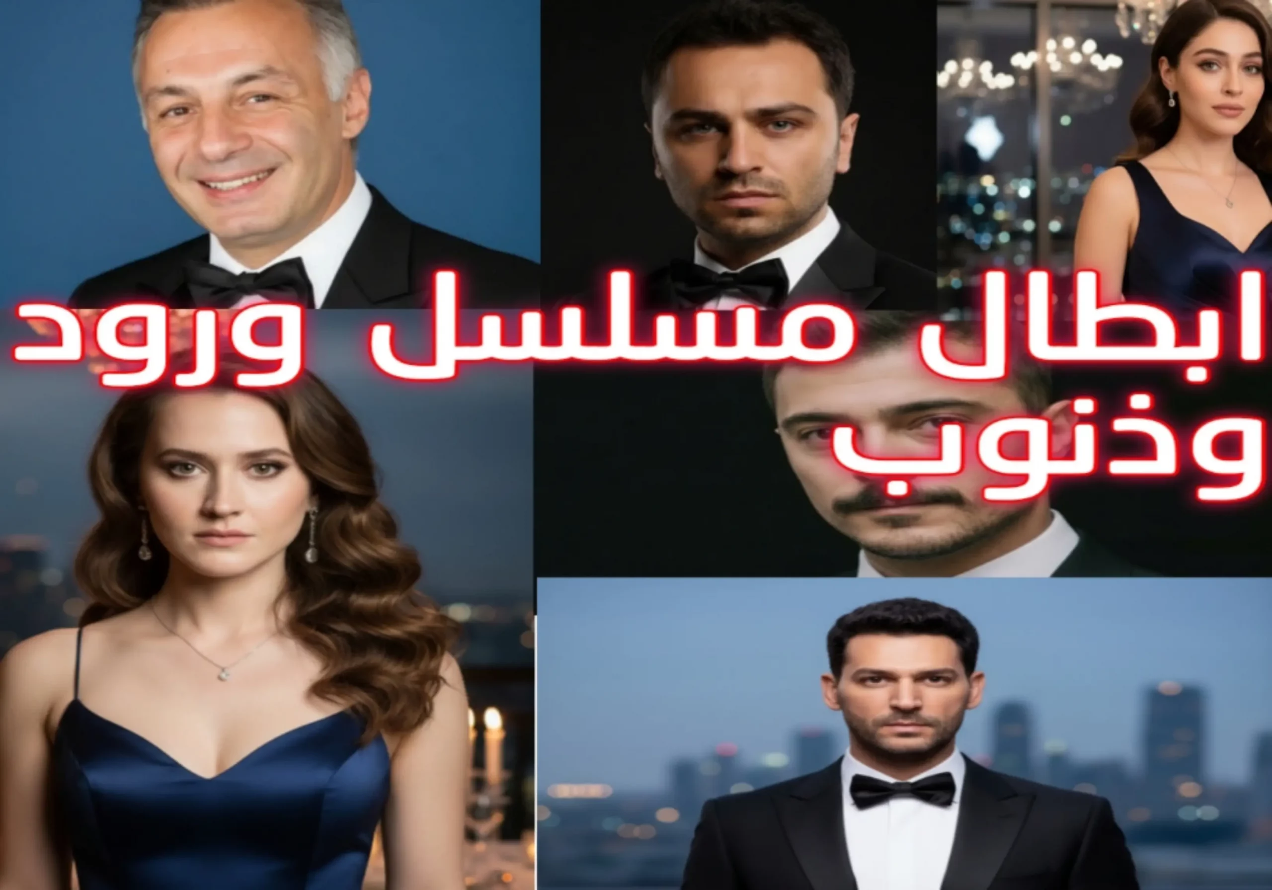 أبطال مسلسل الورود والذنوب: السيرة الذاتية وتحليل الشخصيات
