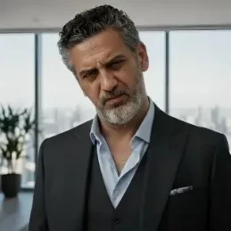 "الممثل كوراي شاهين باش في مسلسل تحت الأرض yeralti."