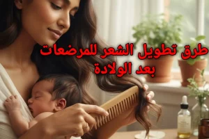 تطويل الشعر للمرضعات بعد الولادة | طرق آمنة ومجربة