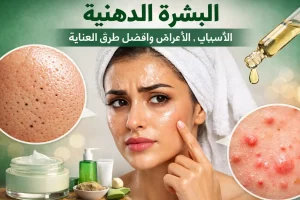 البشرة الدهنية: الأسباب، الأعراض وأفضل طرق التحكم والترطيب