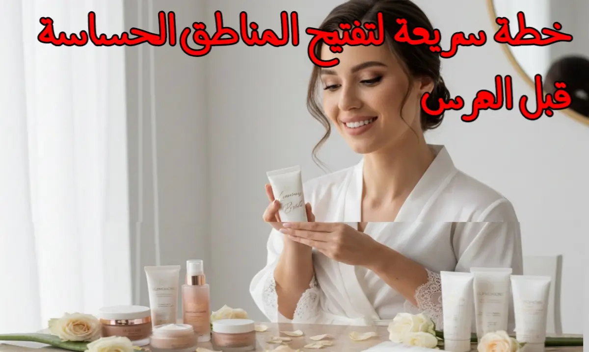 جدول تفتيح المناطق الحساسة للعروس في أسبوع: خطة الطوارئ السريعة