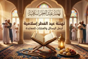 تهنئة عيد الفطر إسلامية 2026: أجمل الرسائل والعبارات للمعايدة