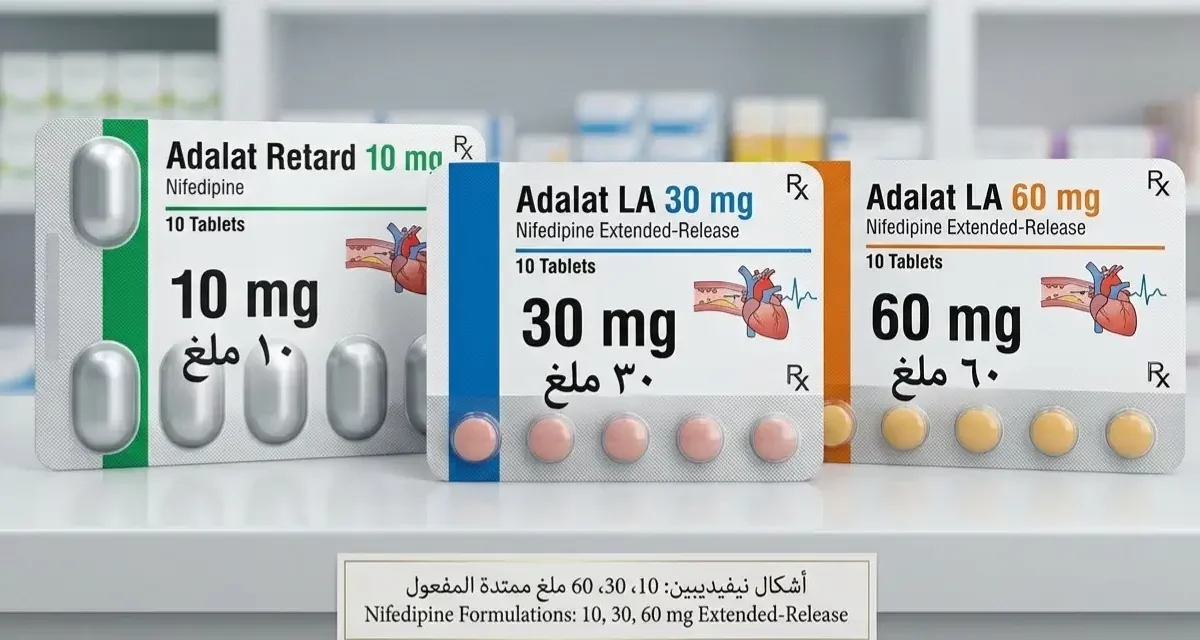 دليل كامل لدواء نيفيديبين: الاستخدامات، الجرعات، والأعراض الجانبية