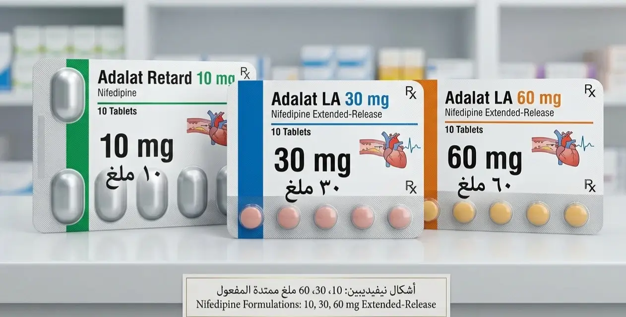 دليل كامل لدواء نيفيديبين: الاستخدامات، الجرعات، والأعراض الجانبية