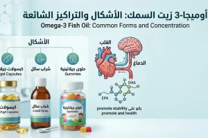 أوميجا 3 Omega: الاستخدامات، الآثار الجانبية، الجرعة