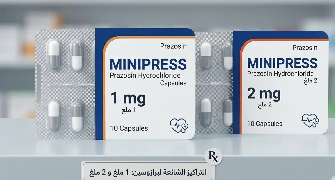 برازوسين (Prazosin): الاستخدامات، الجرعة، الآثار الجانبية