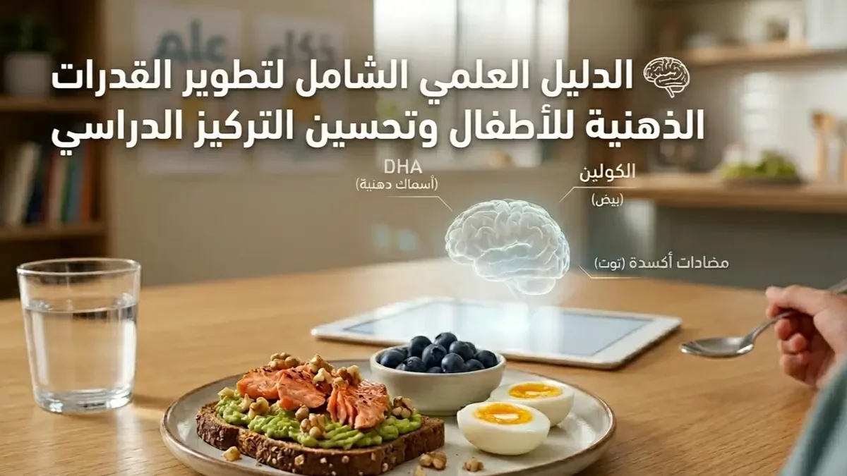 الدليل العلمي الشامل لتطوير القدرات الذهنية للأطفال وتحسين التركيز الدراسي